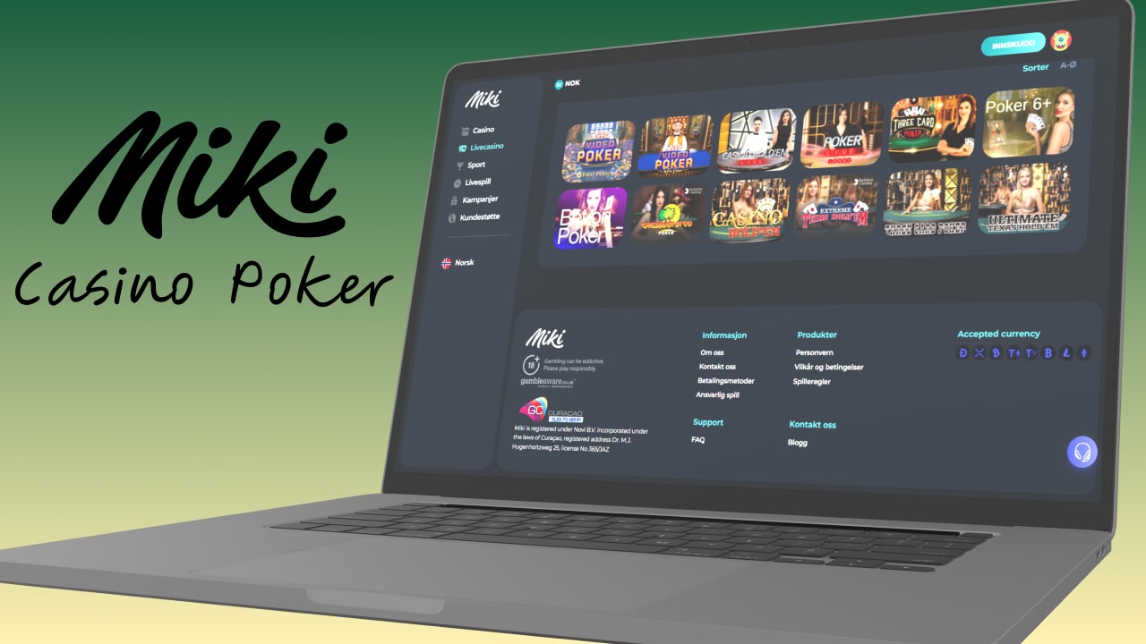 Online casino kortspill