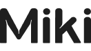 Miki casino black logo
