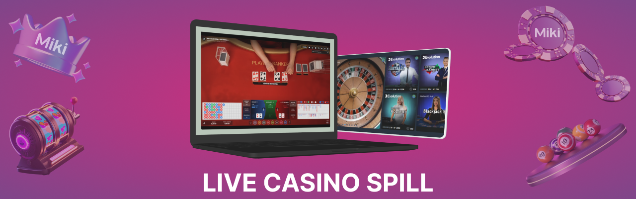 Miki live casino spill