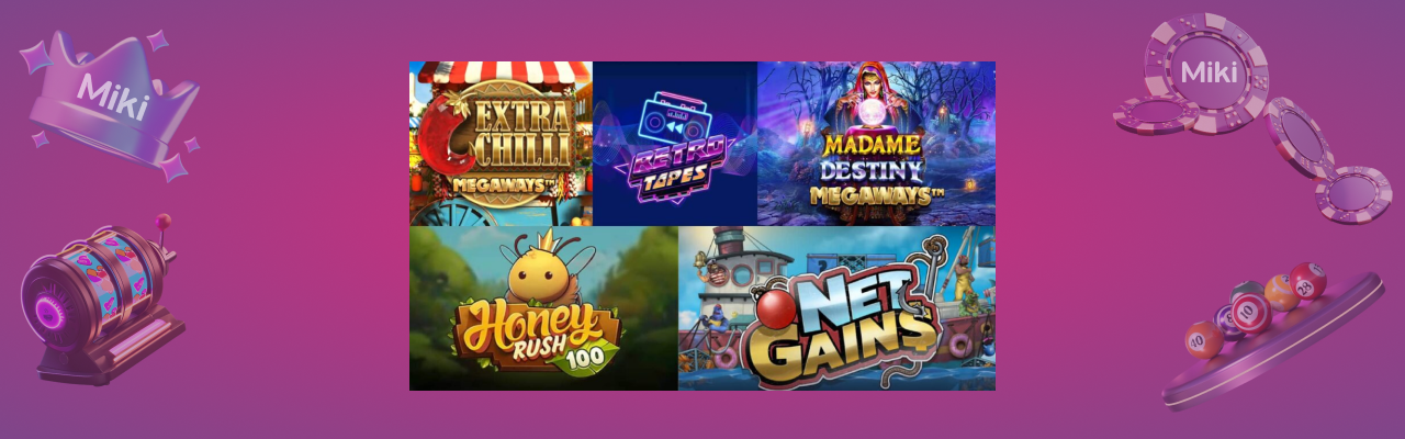 Spilleautomater hos miki casino